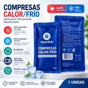Compresa Calor Frío Geerdink reutilizable apta para microondas